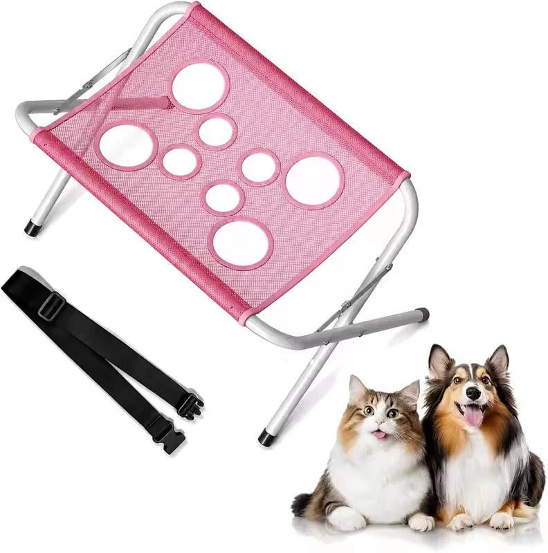 Breathable Dog Bath Hanging Bed Cat Shower Grooming Table, Foldable