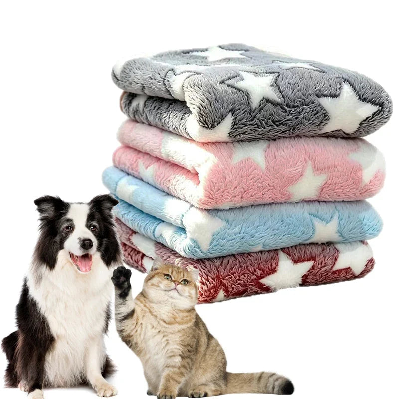 Coral Fleece Pet Sleeping Blanket Soft - ProPawPet.com