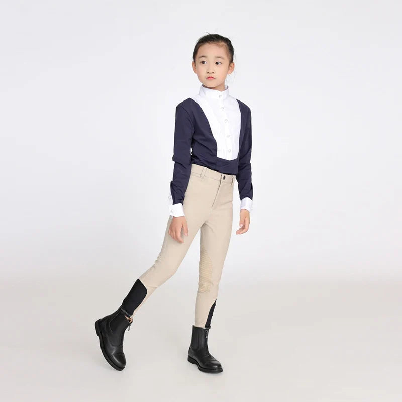 Children Half Silicone Horse Riding Pants - ProPawPet.com