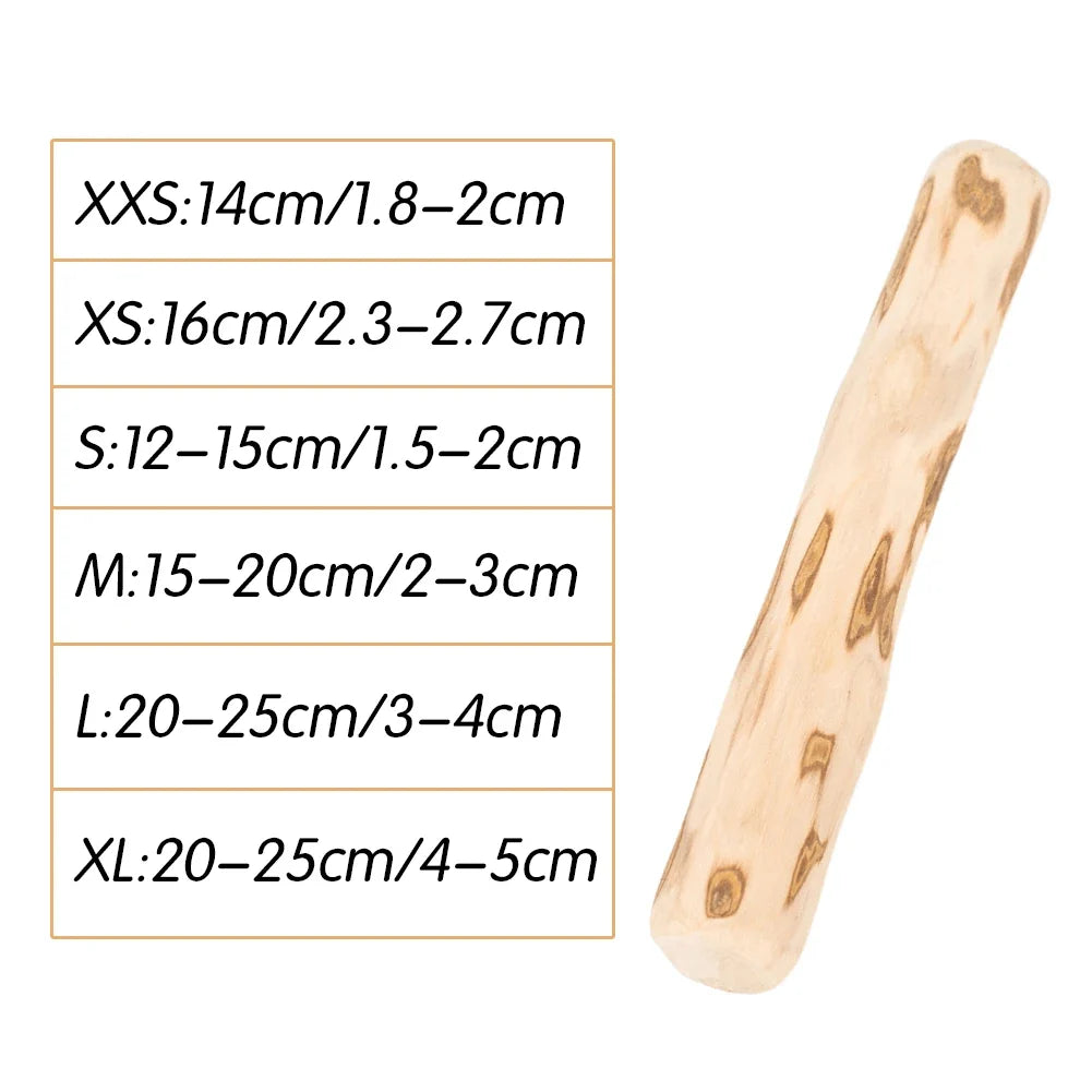 Natural Coffee Wood Dog Chew Toys Long - ProPawPet.com