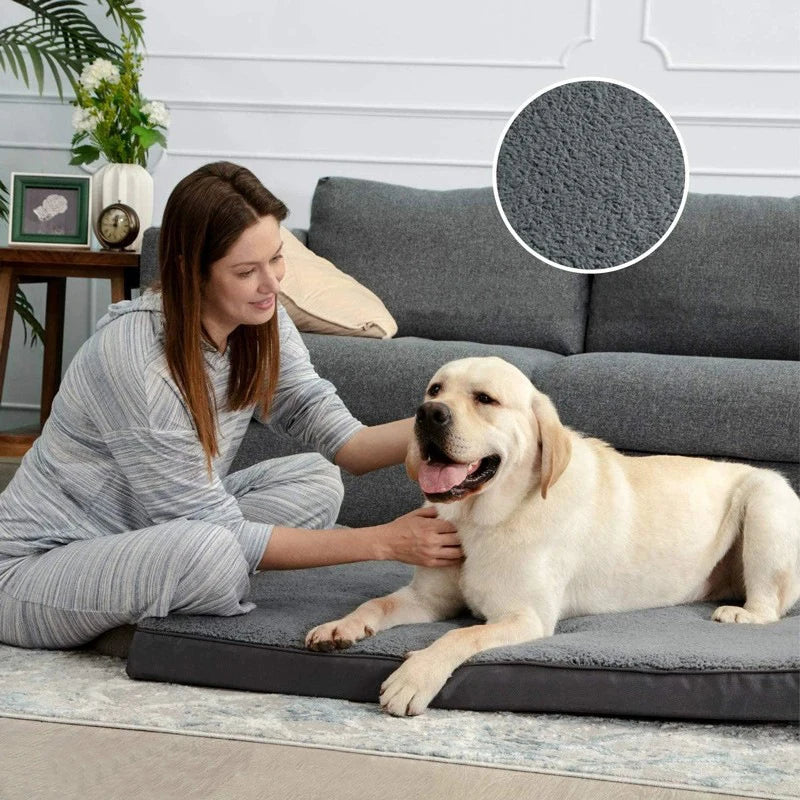 Dog Bed Kennel Mat Memory Foam Warm Soft Pet - ProPawPet.com