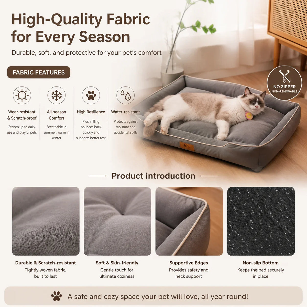 Dog Bed for Large Dog Mattress Four Season - ProPawPet.com