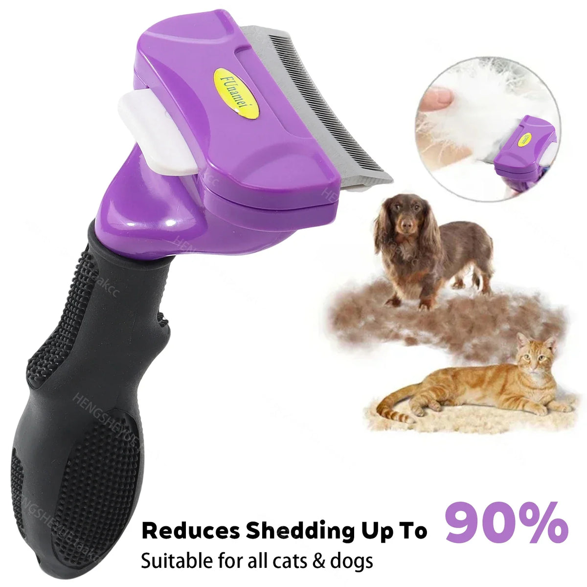Cat Hair Removal Comb Cat Brush Pet Grooming - ProPawPet.com