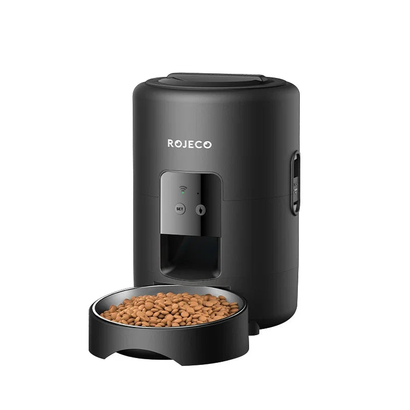 Rojeco 2l Automatic Pet Feeder Smart Cat Food Kibble Dispenser – Cat Supplies
