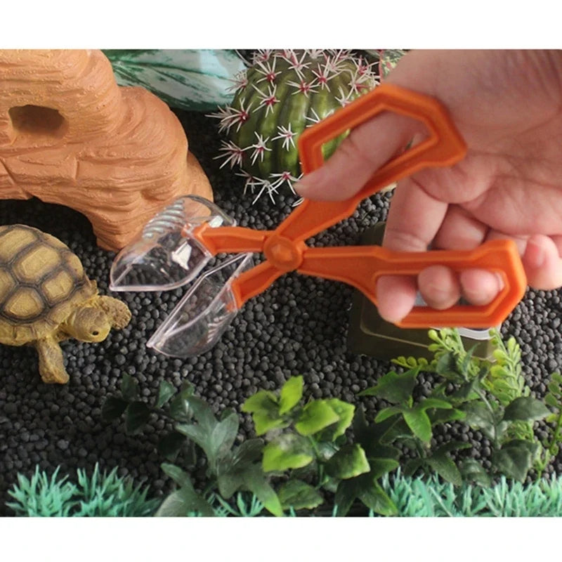 Clear Reptiles Feeding Tongs Ergonomic - ProPawPet.com