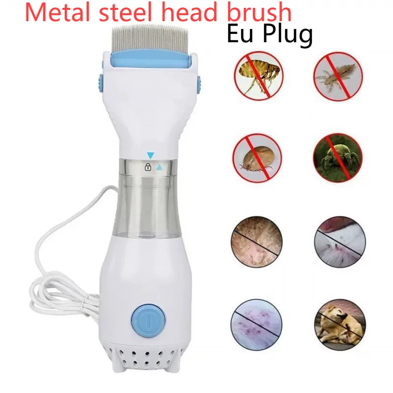 Cat & Dog Brush Electric Anti Lice Comb – Cat Supplies