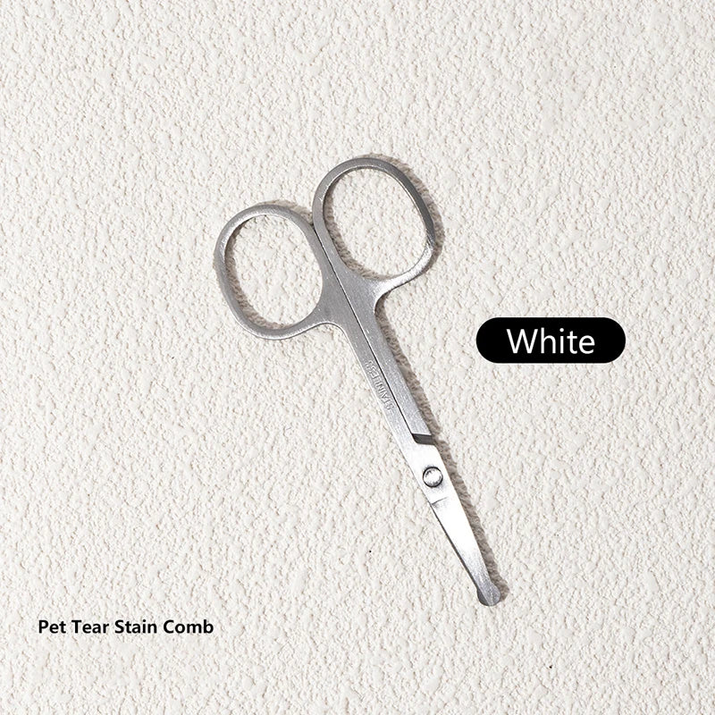 Pet Facial Cleaning Grooming Comb Tear Stain Eye Droppings Remove Brush