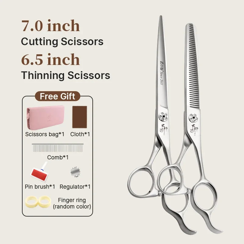 Fenice Slim Narrow Dog Grooming Scissors Set - ProPawPet.com
