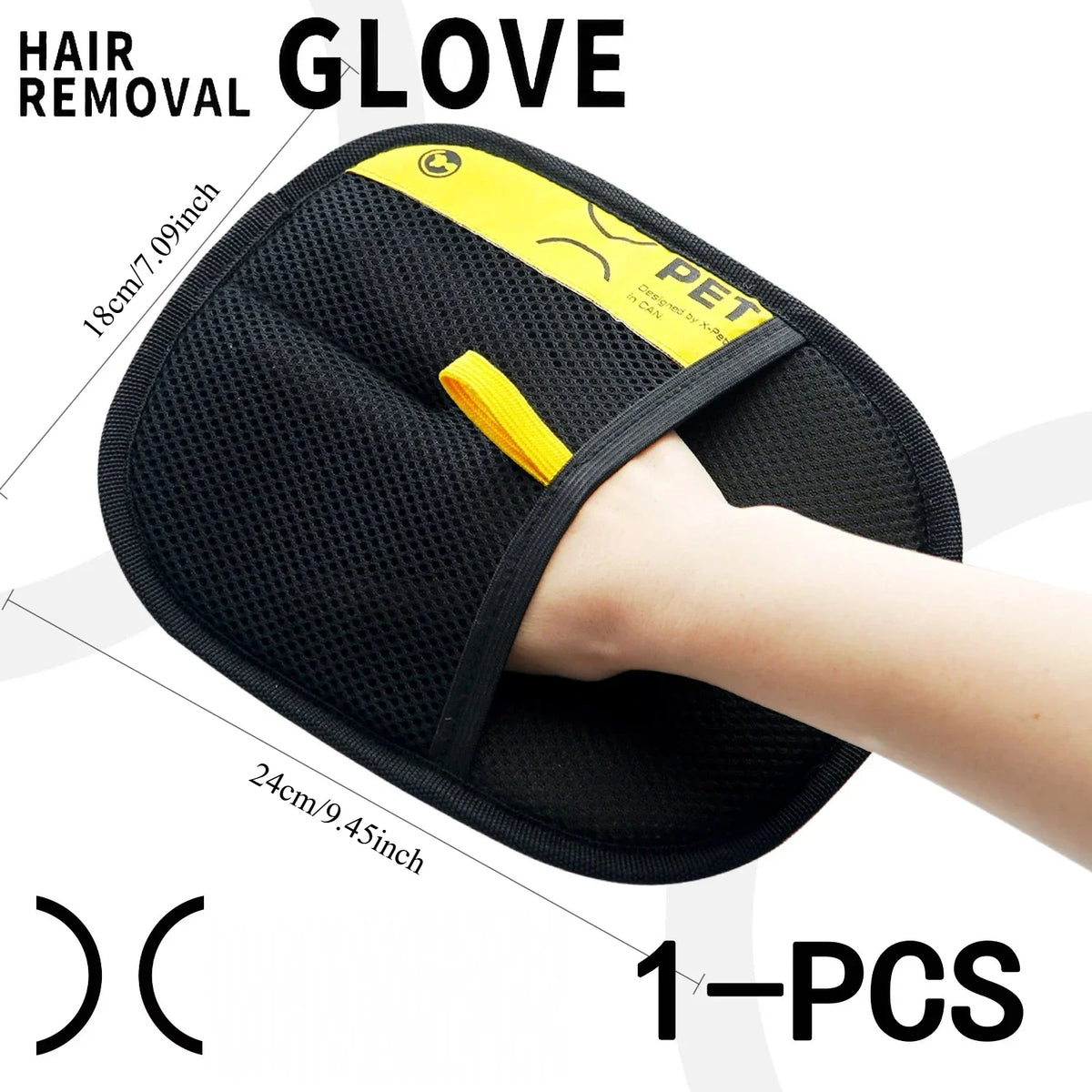 2 in 1 Pet Hair Removal Mitts for Cats & Dogs Electrostatic – 5 Colors