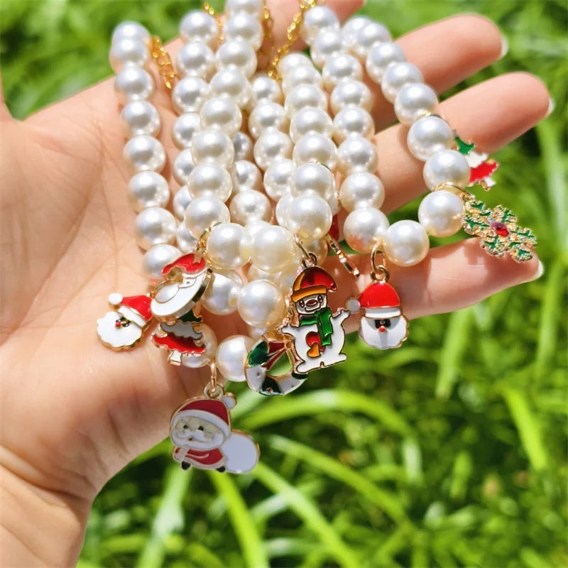Fashion Adjustable Pearl Pet Collar with - ProPawPet.com