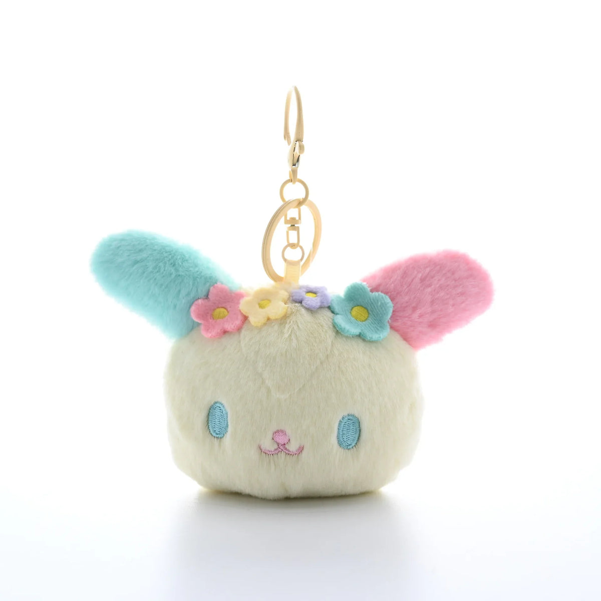 Kawaii Pastel Usahana Flower Bunny Plush Card Case Soft for Small Pets