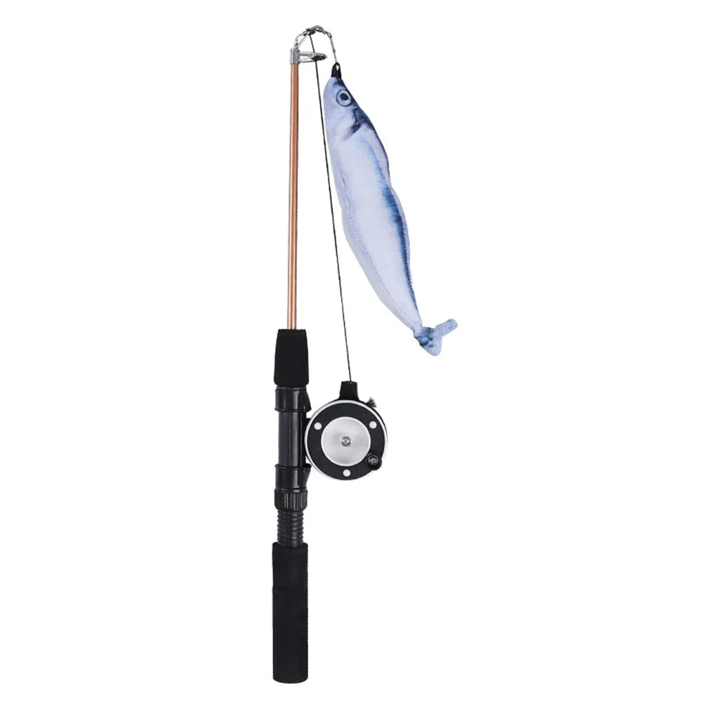 Retractable Cat Teaser Wand Plaything – 6 Colors