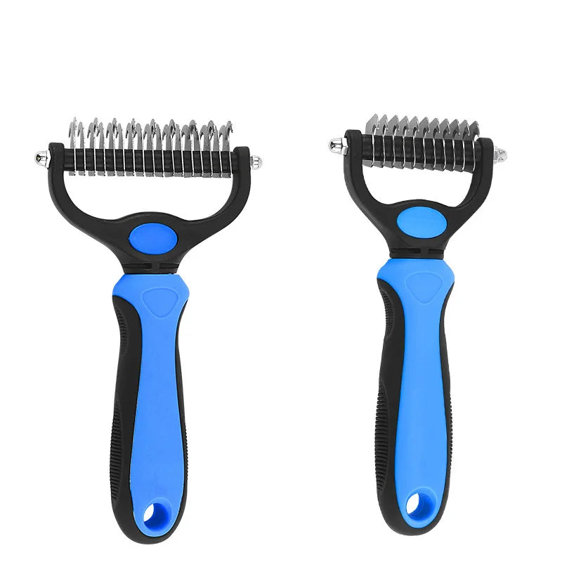 Stainless Pet Deshedding Grooming Brush Dog Hair Remover Fur Knot