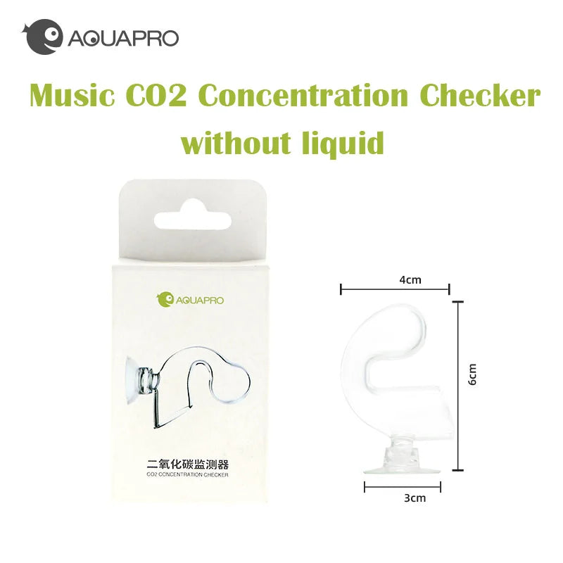 Fish Tank CO2 Concentration Drop Checker Glass Indicator – 3 Colors