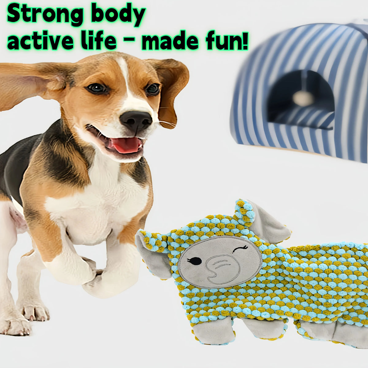Dog Squeak Toys, No Stuffing Plush Dogs Chew - ProPawPet.com