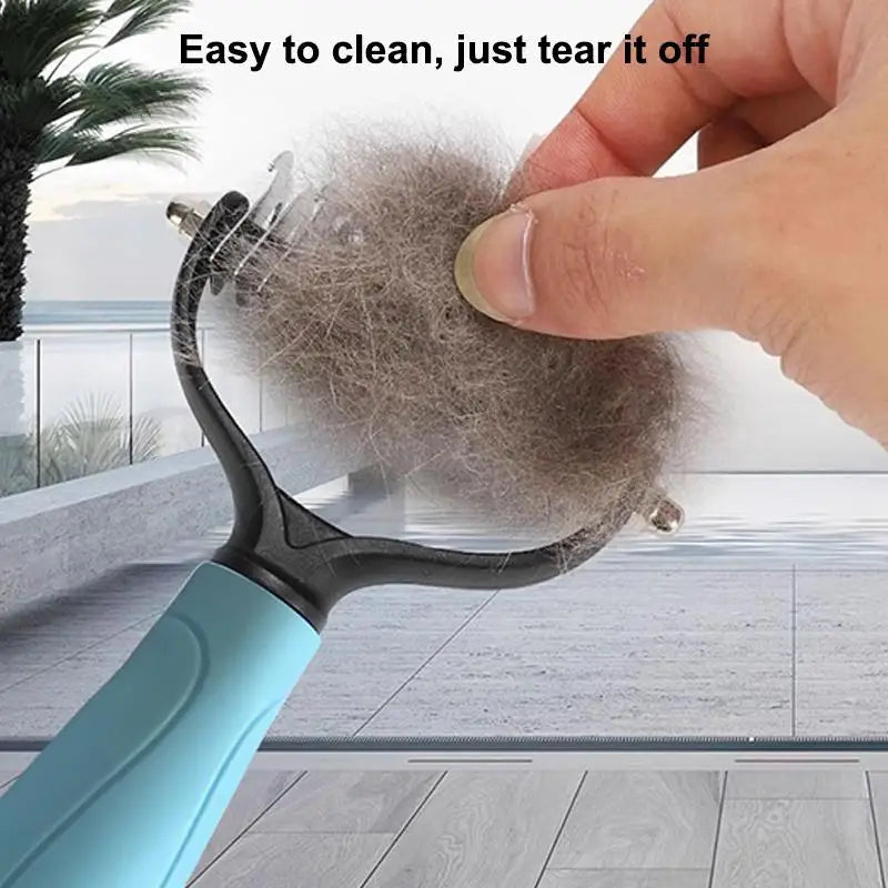 2 Sided No Scratch Pet Deshedding Brush - ProPawPet.com