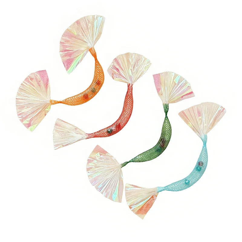 2 Elastic Mesh Tube Prawn Cat Toy – Cat Supplies