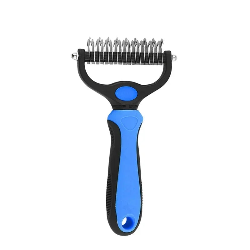 Professional Pet Deshedding Grooming Brush Dog Hair Remover Fur Knot