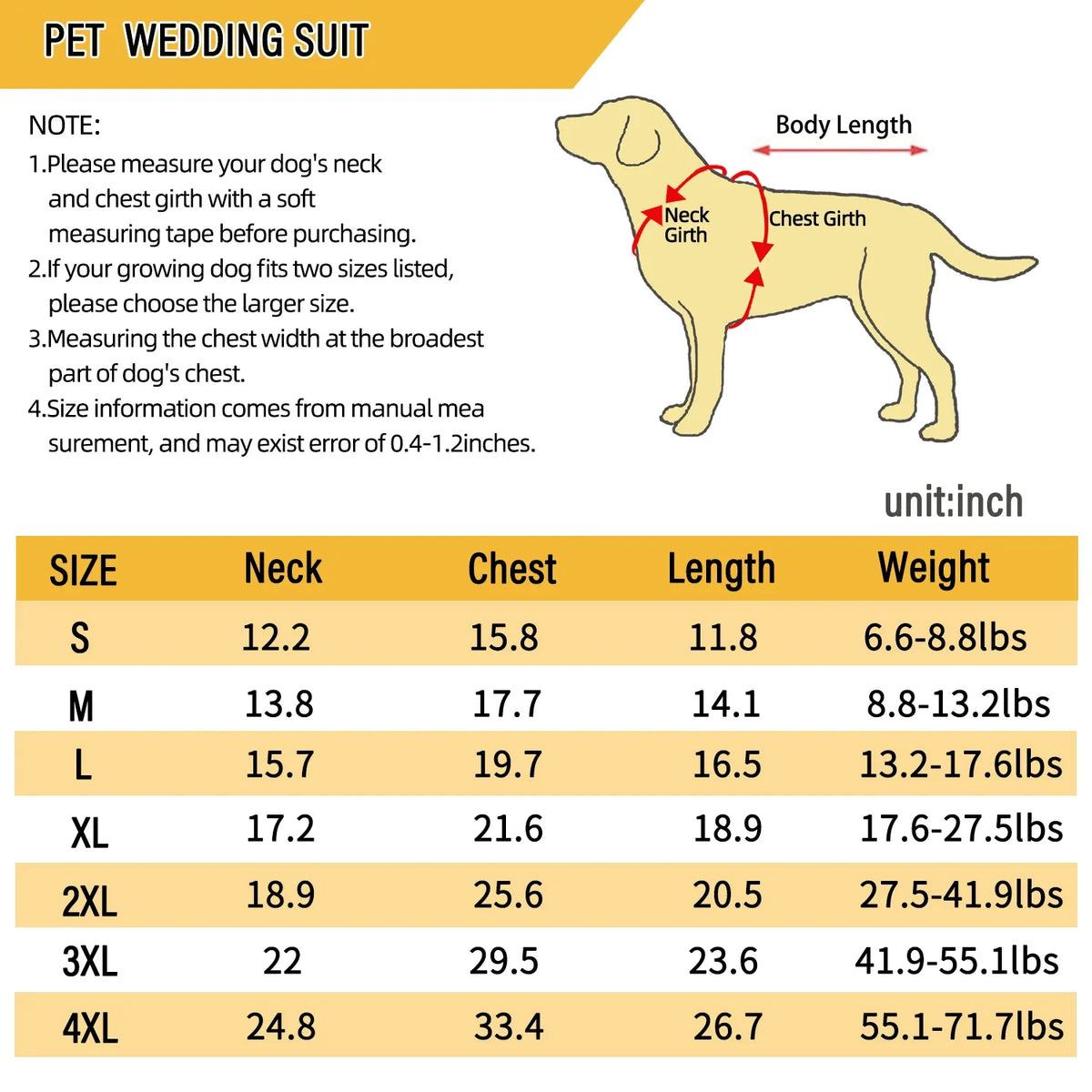 Dog Tuxedo Wedding Suit Shirt with Bow Tie, - ProPawPet.com