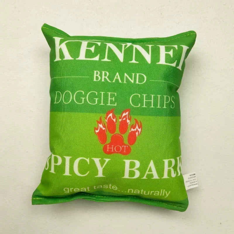 Potato Chip Bag Funny Dog Toys Plush - ProPawPet.com