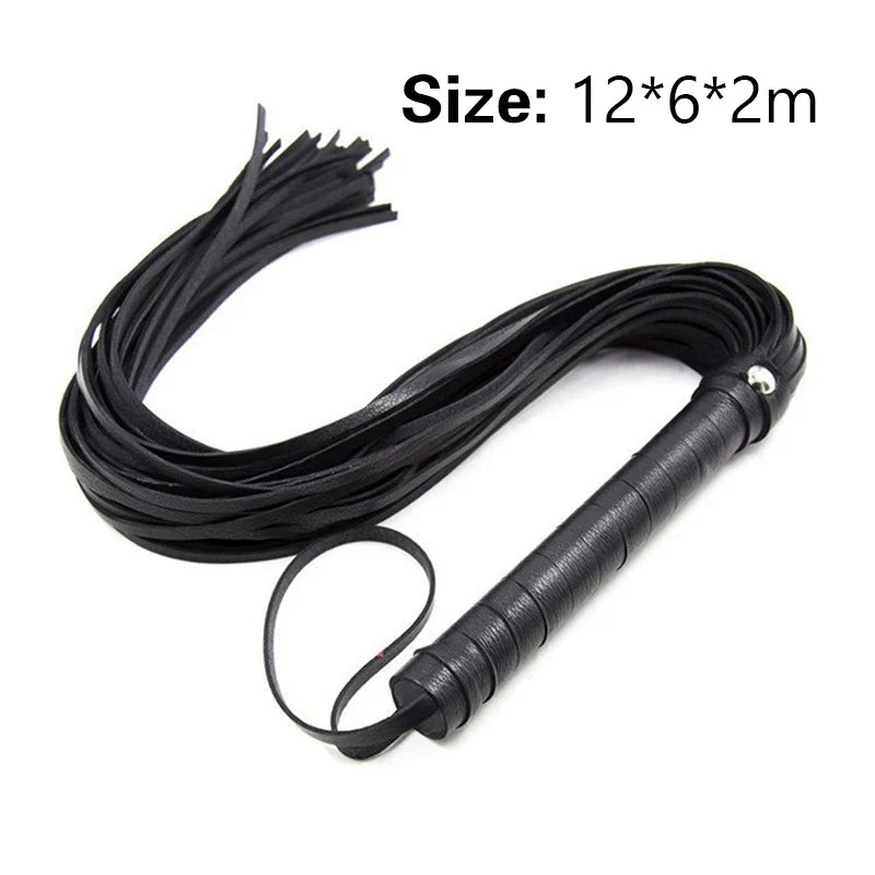 1PC 40CM Genuine Leather Tassel Horse Whip - ProPawPet.com