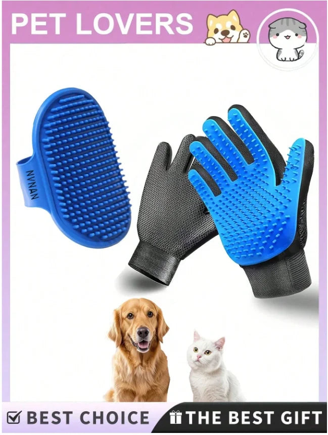 Pet Grooming Kit Pet Hair Remover Glove + - ProPawPet.com