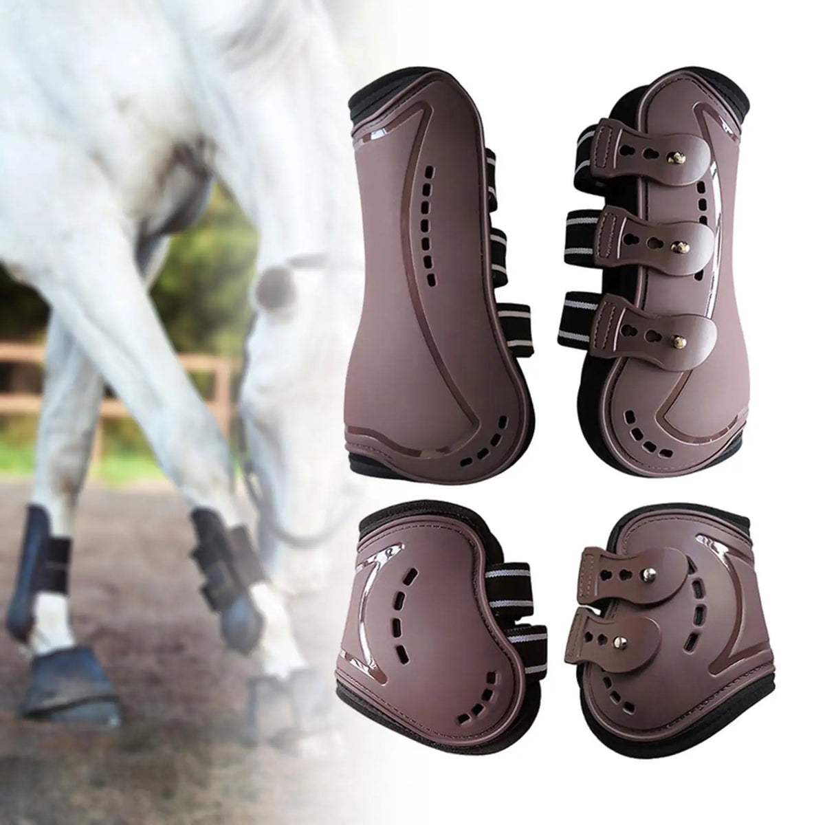 Horse Boots Breathable Leg Protection – 12 Colors