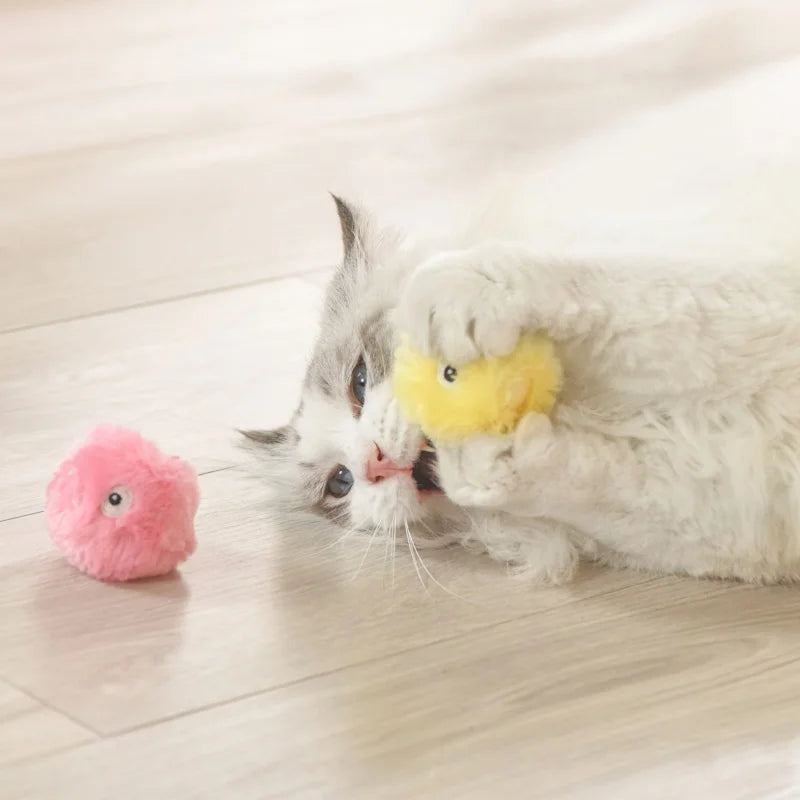 Interactive Ball Smart Cat Toys Plush - ProPawPet.com