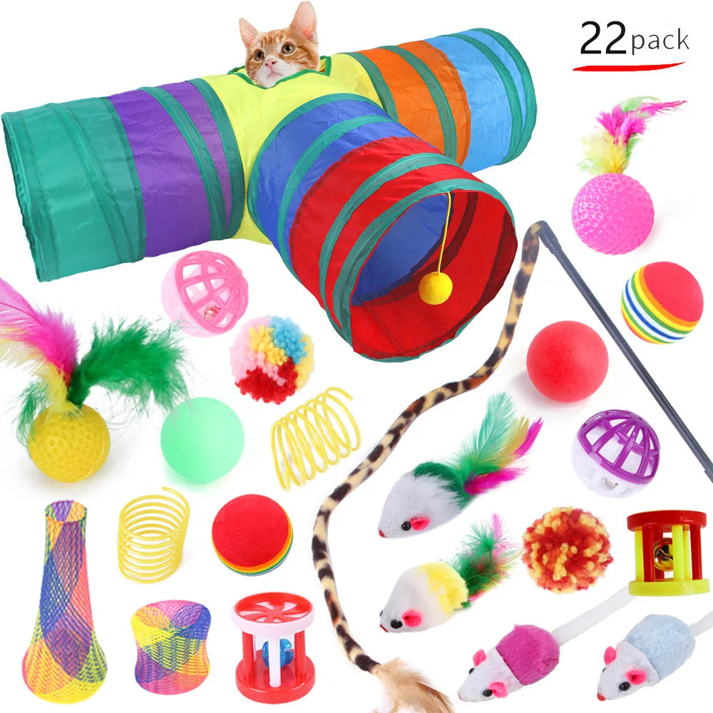12- Set Pet Kitten Toys – photo 5