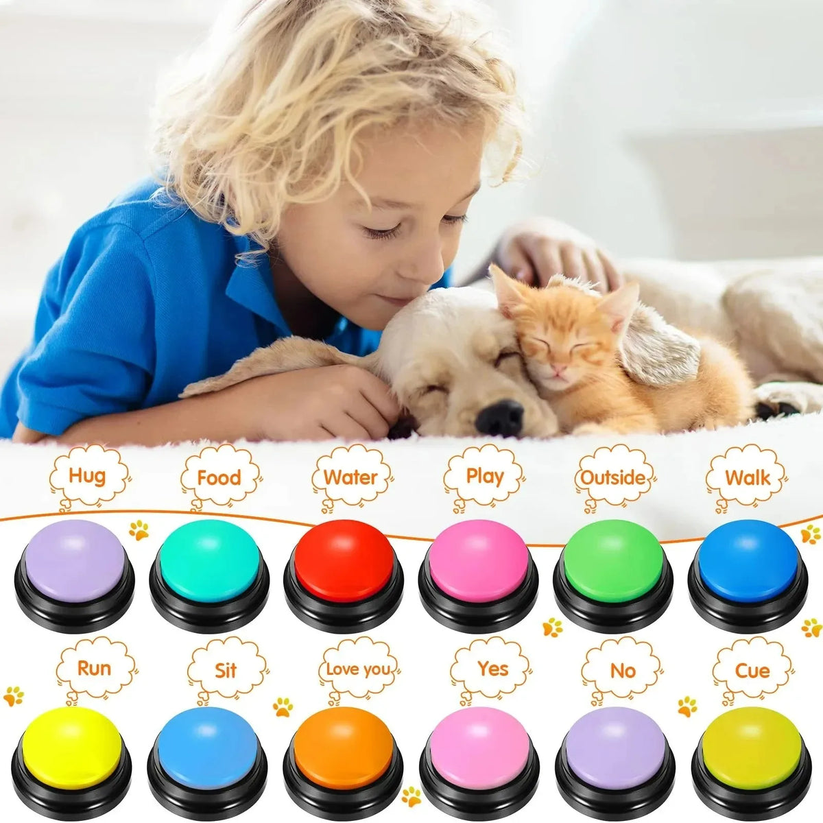 Dog Communication Buttons Voice Recording - ProPawPet.com