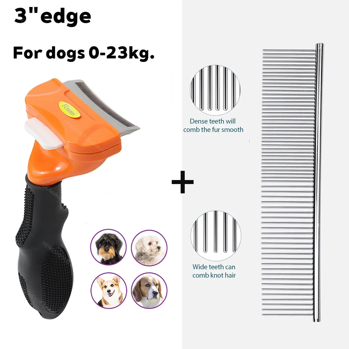 Cat Hair Removal Comb Cat Brush Pet Grooming - ProPawPet.com