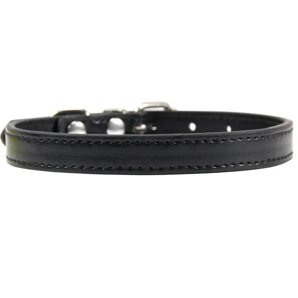 Colorful Leather Puppy Cat Collar Cute - ProPawPet.com