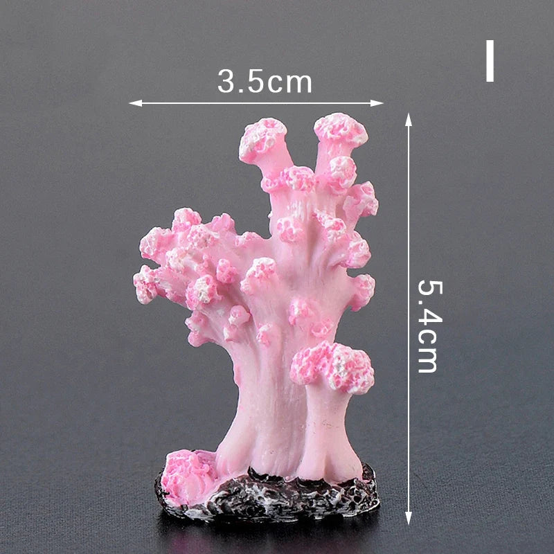 F Artificial Coral Fish Tank Decoration – 11 Colors