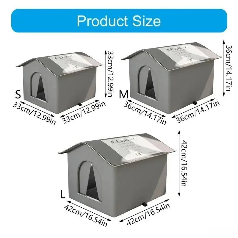Waterproof Outdoor Cat Shelter All Season - ProPawPet.com