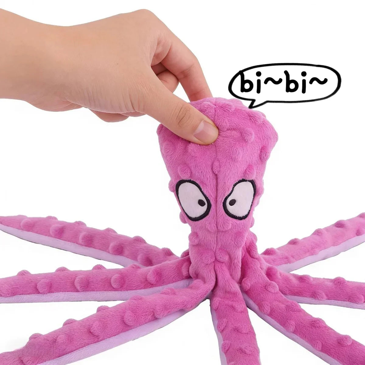 Plush Octopus Pet Toy Squeaky Interactive - ProPawPet.com