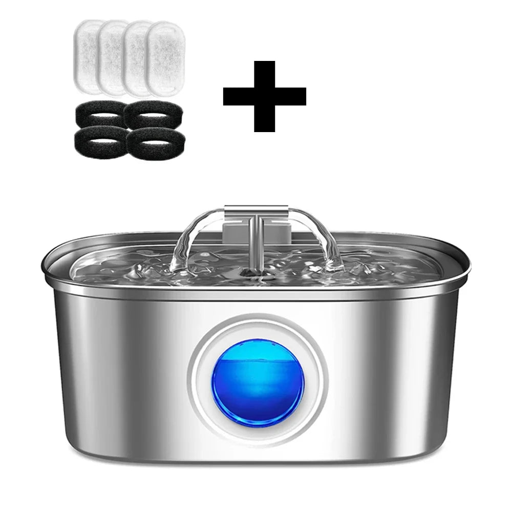 Stainless Steel Automatic Cat Water - ProPawPet.com