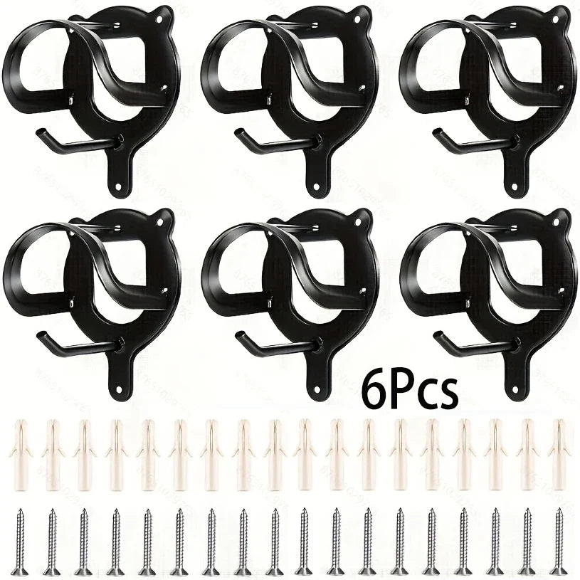 12 6 Horse Bridle Rack – 7 Colors