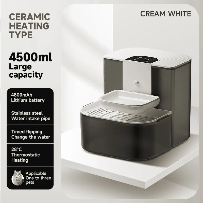 4.5l Smart Dump Pet Water Dispenser – Dog Supplies
