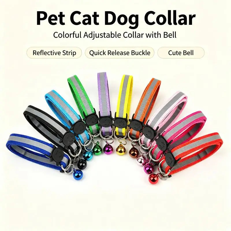 1Pcs Reflective Breakaway Cat Collars with - ProPawPet.com