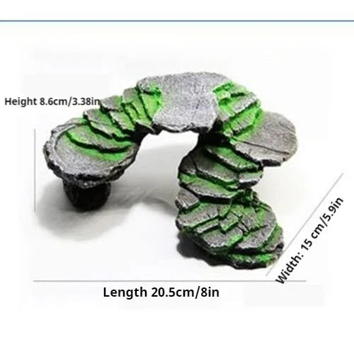 Turtle Platform Rectangular Aquarium Fish - ProPawPet.com