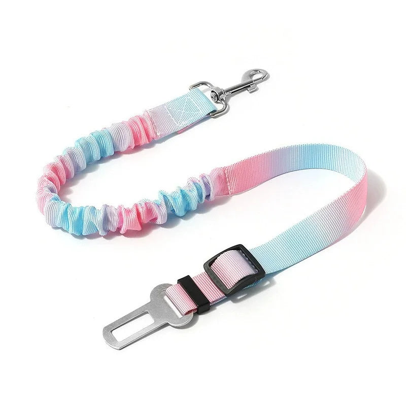 Car Safety Buckle Rope.the Gradient Colored Traction Rope