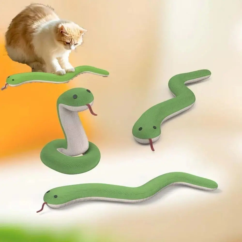 Creative Cat Green Soft Touch Kitten Snake - ProPawPet.com