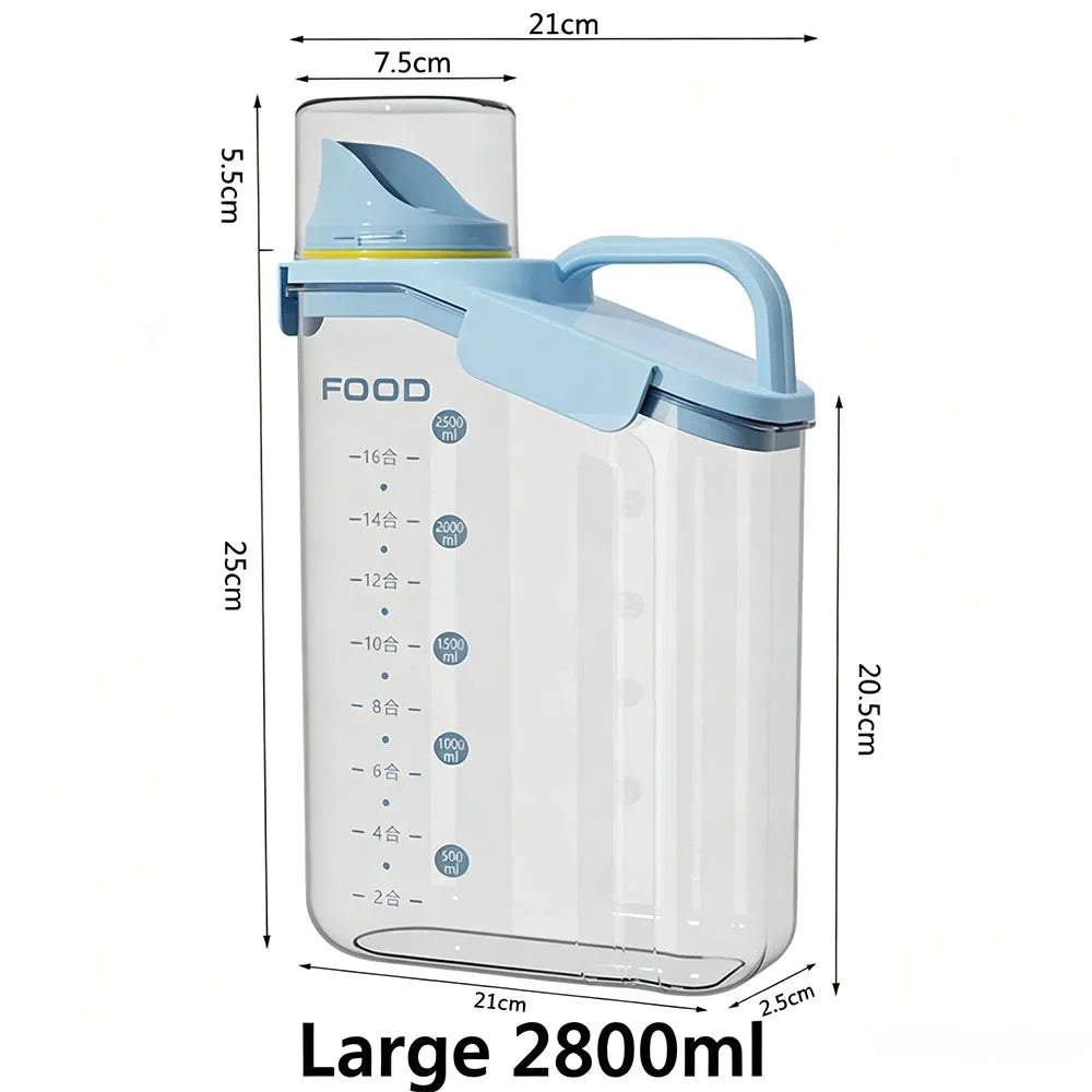 Portable Airtight Pet Food Storage Container , Seal Dry Dispenser – Dog Supplies