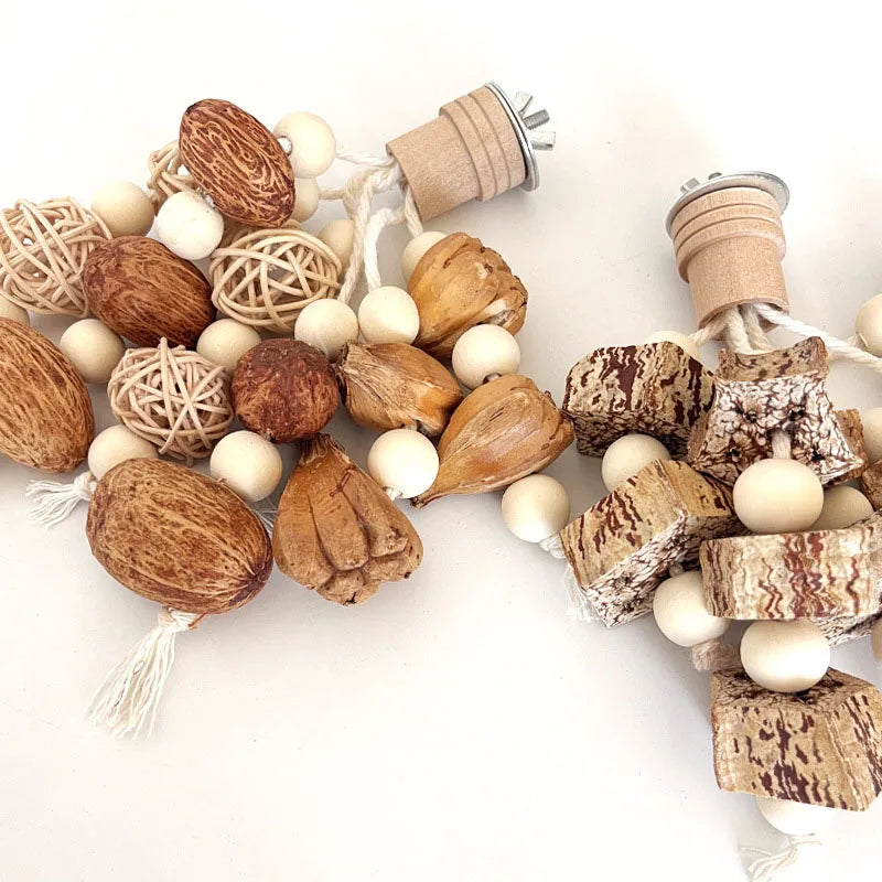 Natural Material Pet Parrot Toy Bird Swing - ProPawPet.com