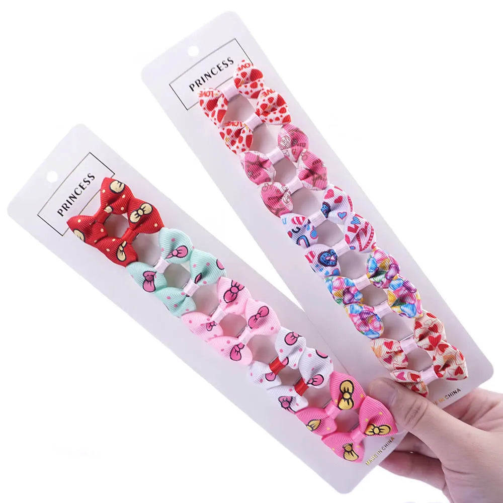 10pcs Easy-on Dog Hair Clips Diverse Styles - ProPawPet.com