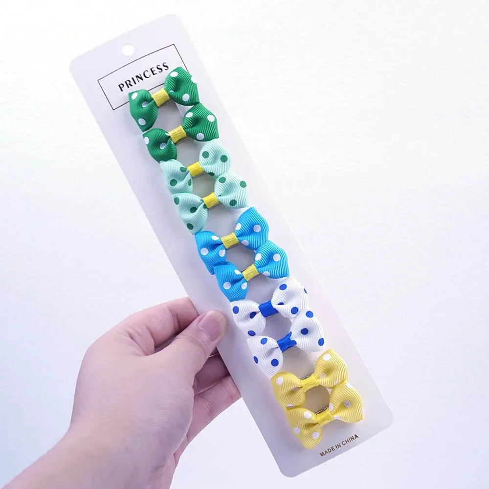 10pcs Easy-on Dog Hair Clips Diverse Styles - ProPawPet.com