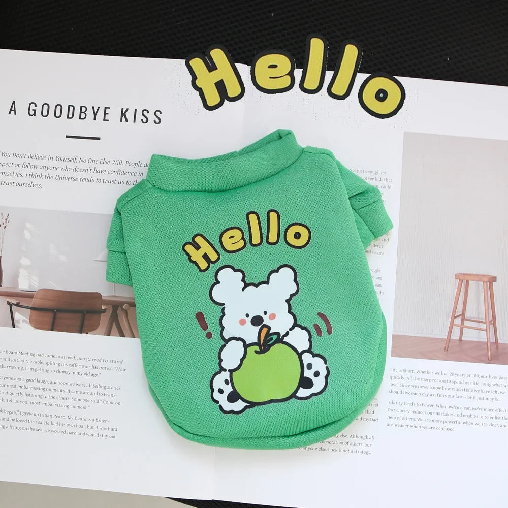 Autumn and winter pet clothes cute little - ProPawPet.com