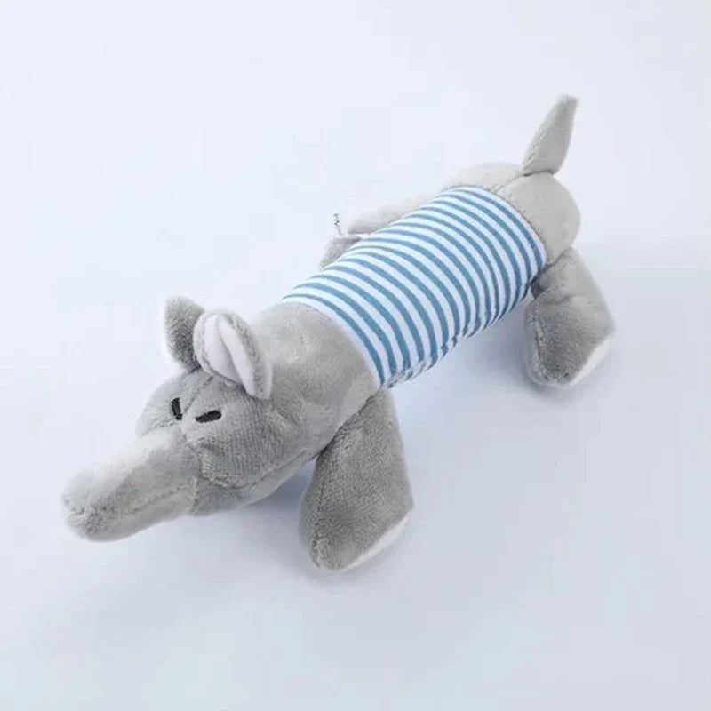 Molar Dog Plaything Plush Supplies Fit for All Puppy Pet Squeak Chew, Durable