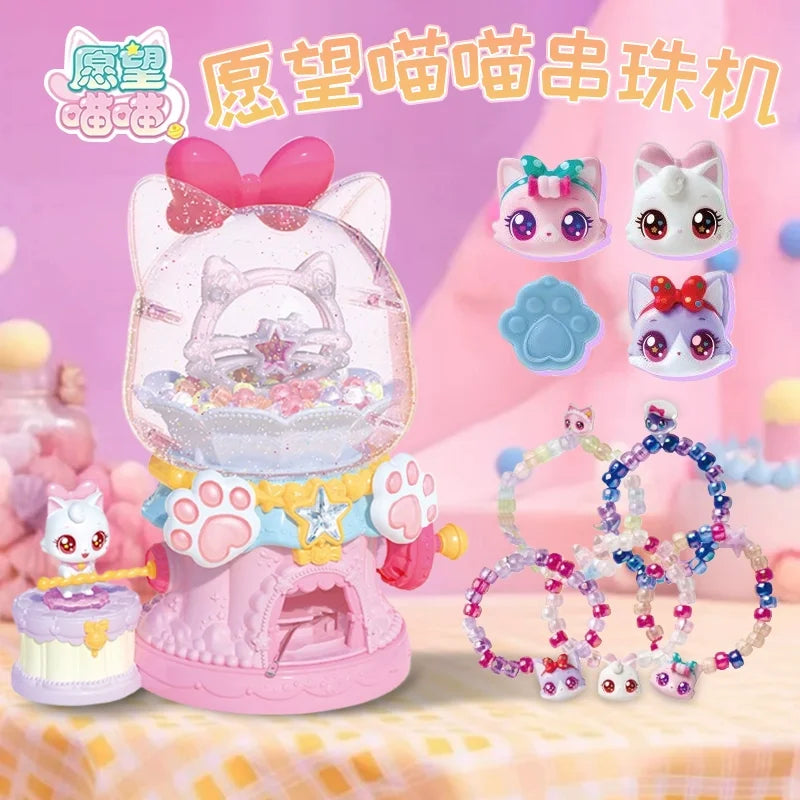 Wishful Meow Cat Plaything Set for Little Girls Birthday Pretend