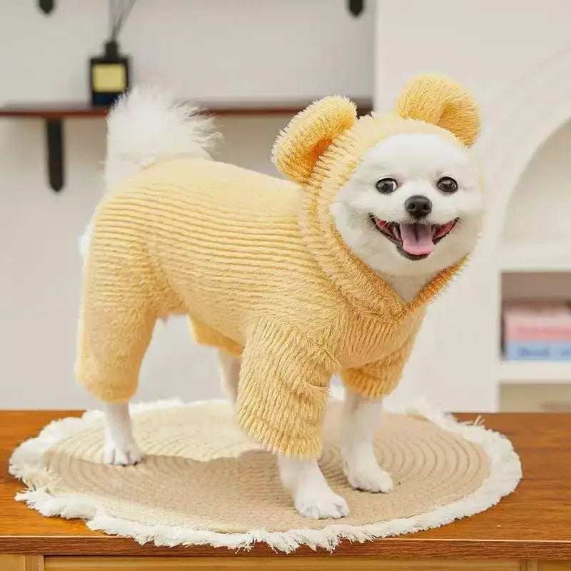 Fashion Cat Dog Hoodie with Buckle Winter - ProPawPet.com